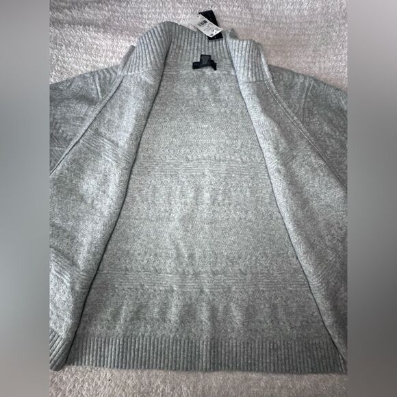 NWTs Bloomingdale's Gray Double Zip Front Jacquard Cardigan Mens Grey XXL - Picture 5 of 7